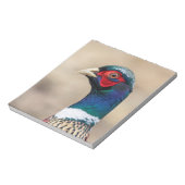 キジのポートレート ノートパッド (回転)