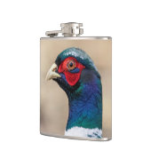 キジのポートレート フラスク (左)