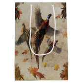 キジの包装紙 ミディアムペーパーバッグ (裏面)