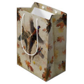 キジの包装紙 ミディアムペーパーバッグ (裏面アングル)
