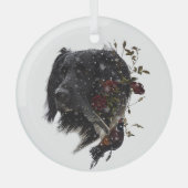 キジの大きなムンスターランダー ガラスオーナメント (正面)