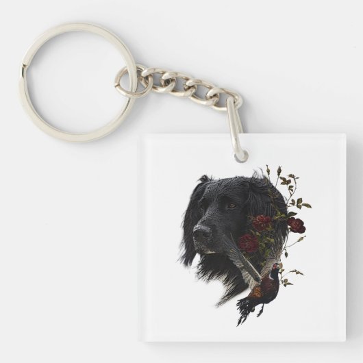 キジの大きなムンスターランダー キーホルダー (正面)