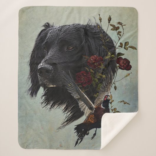 キジの大きなムンスターランダー シェルパブランケット (正面)