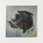 キジの大きなムンスターランダー タペストリー (正面(横))