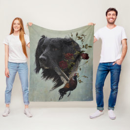 キジの大きなムンスターランダー フリースブランケット