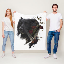 キジの大きなムンスターランダー フリースブランケット