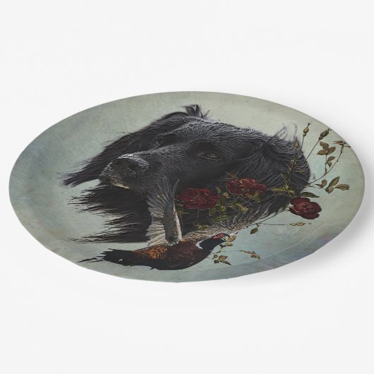 キジの大きなムンスターランダー ペーパープレート (アングル)