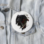 キジの大きなムンスターランダー 缶バッジ (インサイチュ)