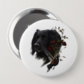 キジの大きなムンスターランダー 缶バッジ (正面&裏面)