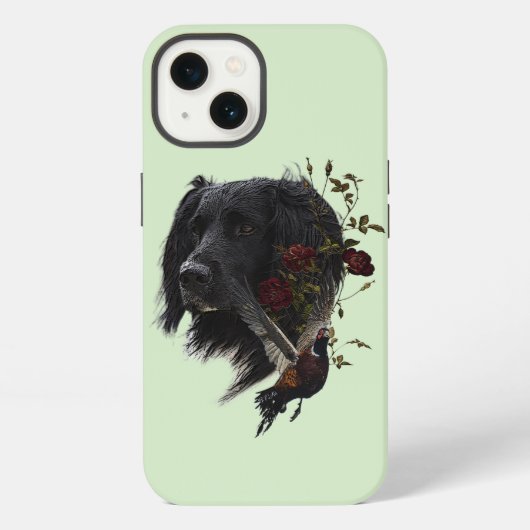 キジの大きなムンスターランダー iPhoneケース (裏面)