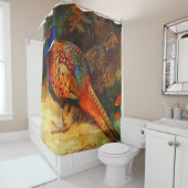 キジの組のシャワー・カーテン シャワーカーテン (インサイチュ)