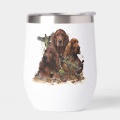 キジの美しいアイリッシュセッター，芸術 (左面)