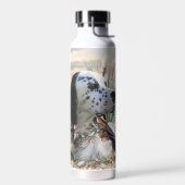 キジの美しいイギリスのセッター，芸術 ウォーターボトル (左面)