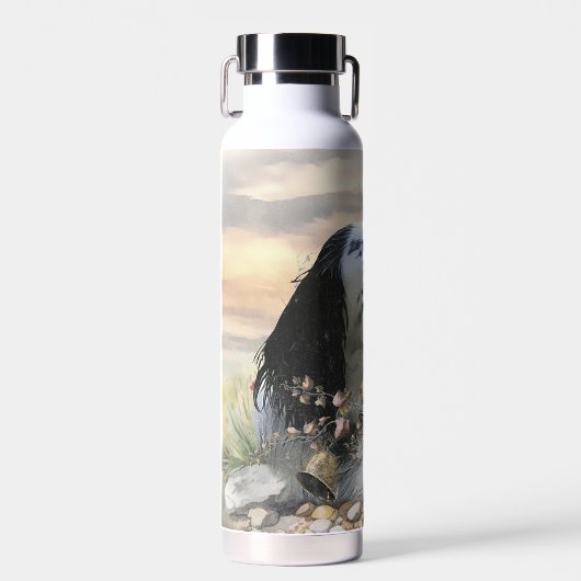 キジの美しいイギリスのセッター，芸術 ウォーターボトル (正面)