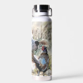 キジの美しいイギリスのセッター，芸術 ウォーターボトル (背面)
