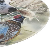 キジの美しいイギリスのセッター，芸術 カッティングボード (角)