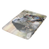 キジの美しいイギリスのセッター,芸術 バスマット (アングル)