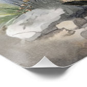 キジの美しいイギリスのセッター，芸術 ポスター (コーナー)