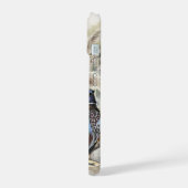 キジの美しいイギリスのセッター，芸術 iPhone 15ケース (左側面)