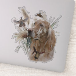 キジの美しいセッター,アート シール