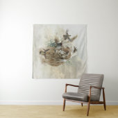 キジの美しいセッター，アート タペストリー (インサイチュ(横))