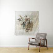 キジの美しいセッター，アート タペストリー (インサイチュ)