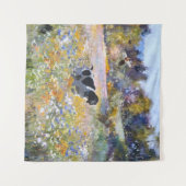 キジの美しいポインタ タペストリー (正面(横))