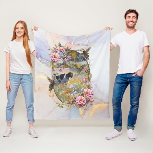 キジの美しいポインタ フリースブランケット (インサイチュ)