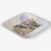 キジの美しいポインタ ペーパープレート (傾斜あり)