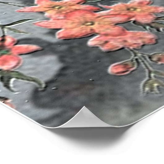 キジの美しいポインタ ポスター (角)