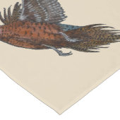 キジの飛行中にテーブルのランナー ショートテーブルランナー (コーナー)