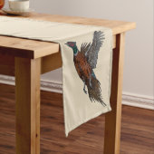 キジの飛行中にテーブルのランナー ショートテーブルランナー (インサイチュ)