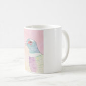 キジの鳥の水彩画 コーヒーマグカップ (正面右)