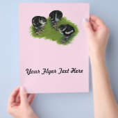 キジの黒い雛 チラシ (手)