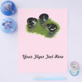 キジの黒い雛 チラシ (シングル)