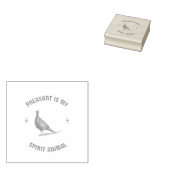 キジは私の霊性動物だ ラバースタンプ (押印)