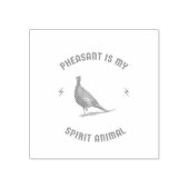 キジは私の霊性動物だ ラバースタンプ (インプリント)