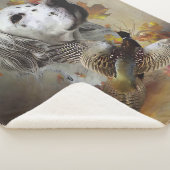 キジを使ったイギリスのセッター、アート シェルパブランケット (3/4)