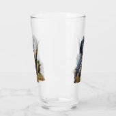 キジを使ったイギリスのセッター、アート タンブラーグラス (左)