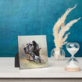 キジを使ったイギリスのセッター、アート フォトプラーク (インサイチュ)