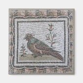 キジを描いた歩道 マグネット (正面)