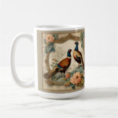 キジエレガントーとバラコラージュ コーヒーマグカップ (左)