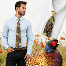 キジカラフルの羽のデザイン – 茶色、黄色、