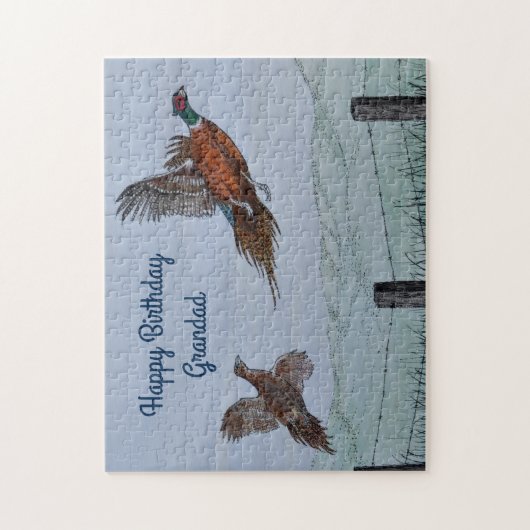 "キジギフト用の箱によって飛行中に」は困惑します ジグソーパズル (縦)