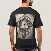 「キジックスタイリッシュアイコンと快適デザイン」 Tシャツ (裏面)