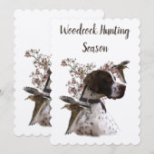 キジバトの狩猟シーズン 招待状 (正面/裏面)