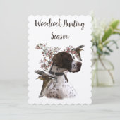 キジバトの狩猟シーズン 招待状 (スタンド正面)