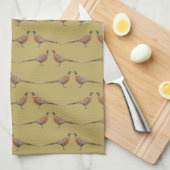 キジパターン キッチンタオル (四つ折り)