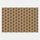 キジ付き狩り犬ゲーム鳥狩りスポーツ ラッピングペーパーシート (正面3)