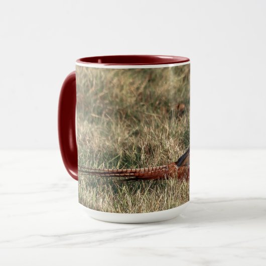 キジ写真 マグカップ (正面左)